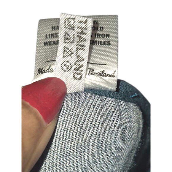 Harem Pants Co. Cotton Midi Dress Lagenlook Artsy Asymmetrical Layered Size 2X - Picture 5 of 8